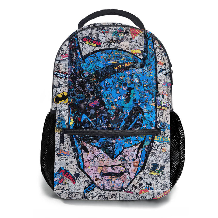 Batman Collage School Backpacks