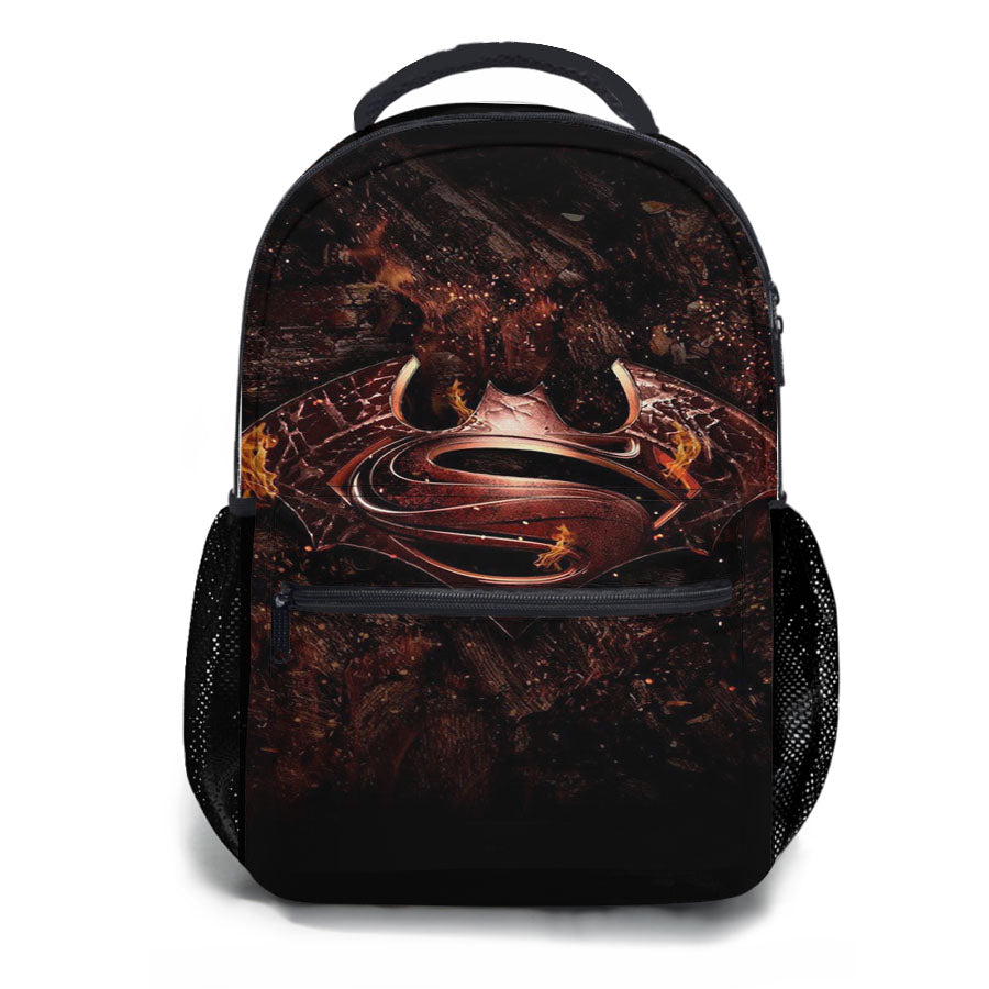 Batman Comic Logo School Backpacks