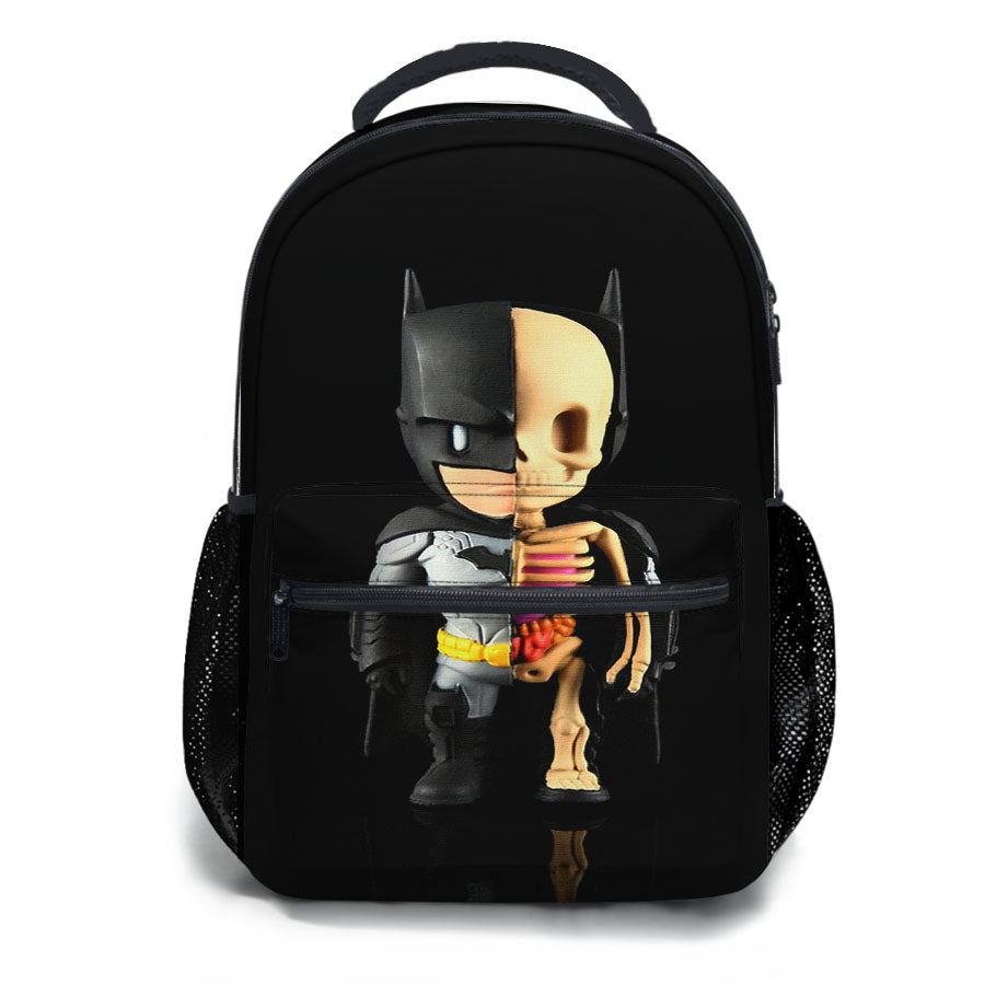Batman Edition X Kaws Figure School Backpacks