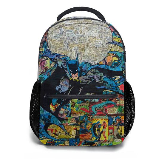 Batman Flying Comic School Backpacks