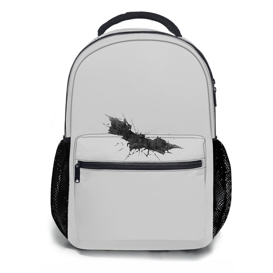 Batman Logo Crack School Backpacks