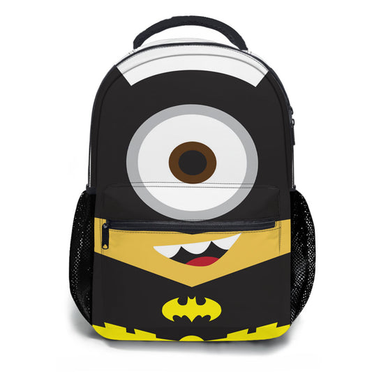 Batman Minion Cartoon School Backpacks