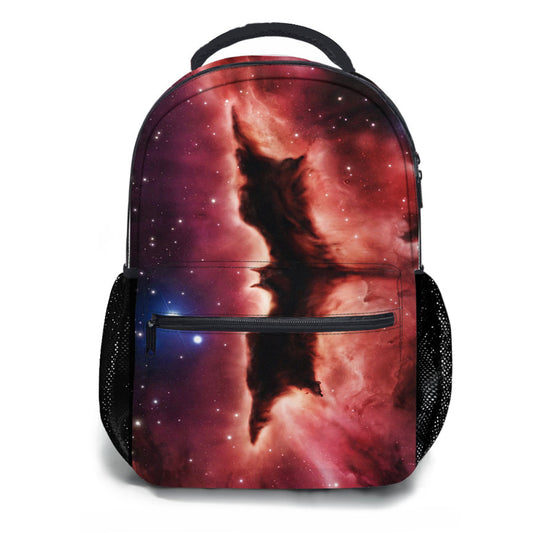 Batman Nebula Logo School Backpacks