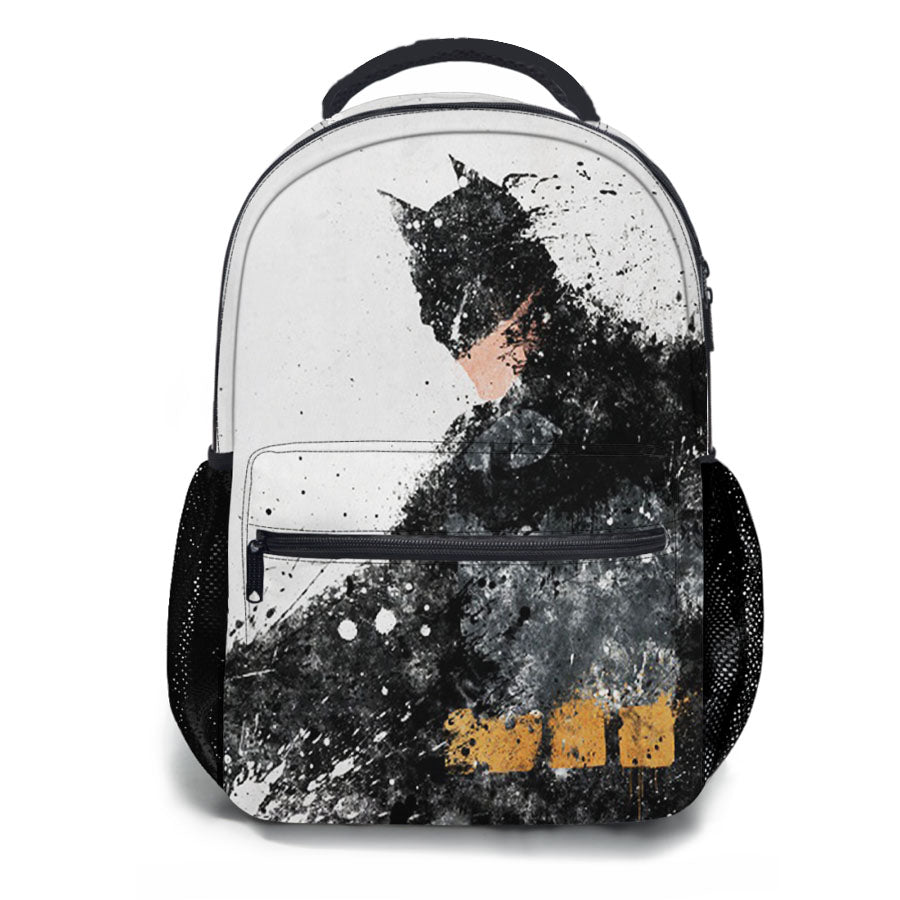 Batman Nebula Painting School Backpacks