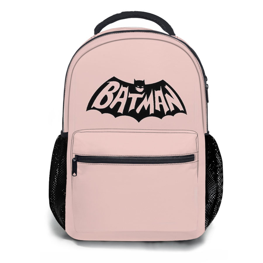 Batman Superheros Vintage Retro Cartoon School Backpacks