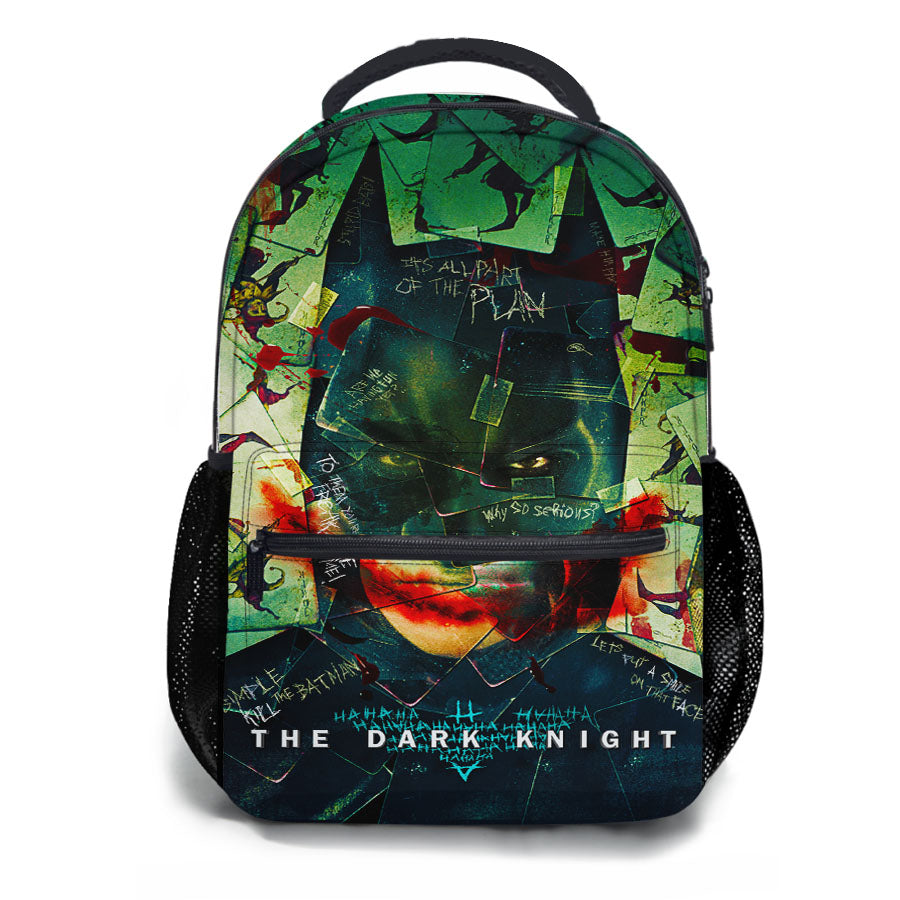 Batman The Dark Knight Poster School Backpacks