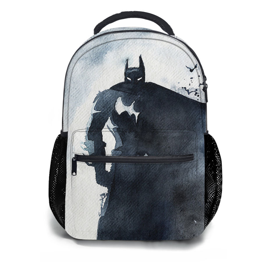 Batman Watercolor Paint School Backpacks
