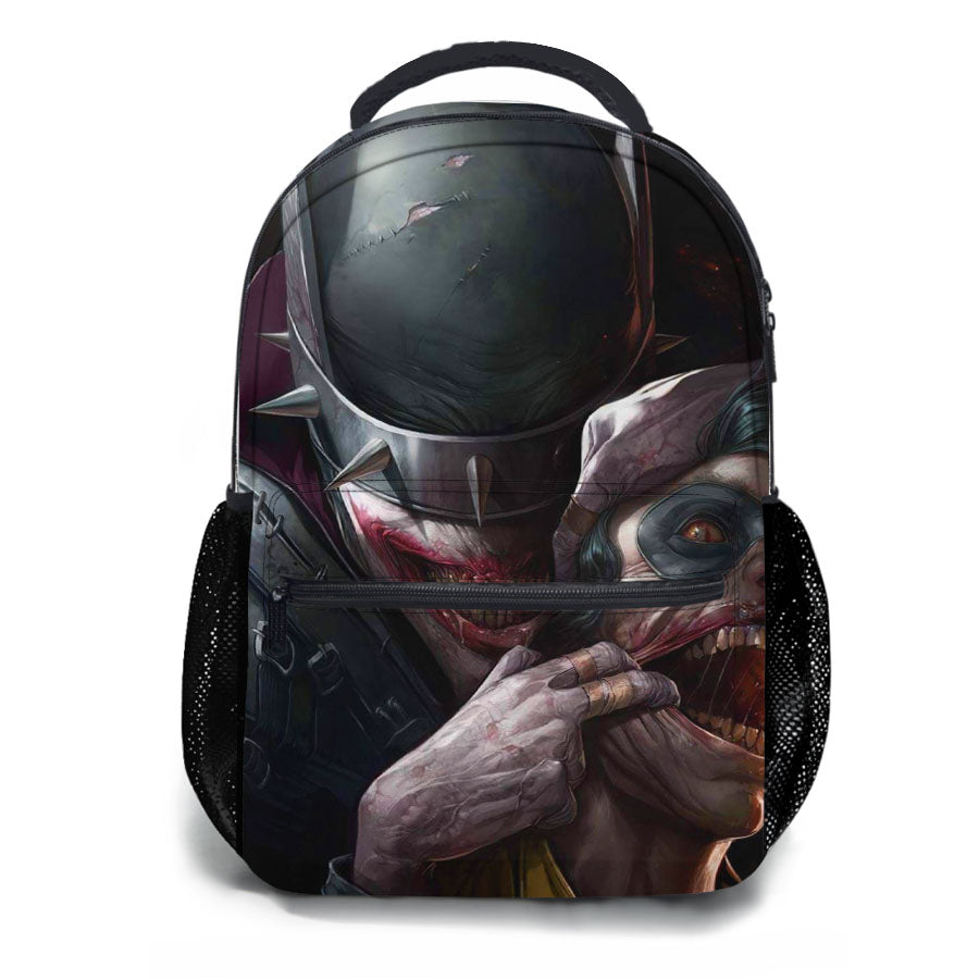 Batman Who Laughs Dark Nights School Backpacks