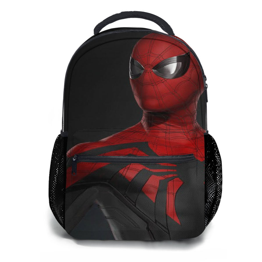 Black Red Spiderman Costume School Backpacks