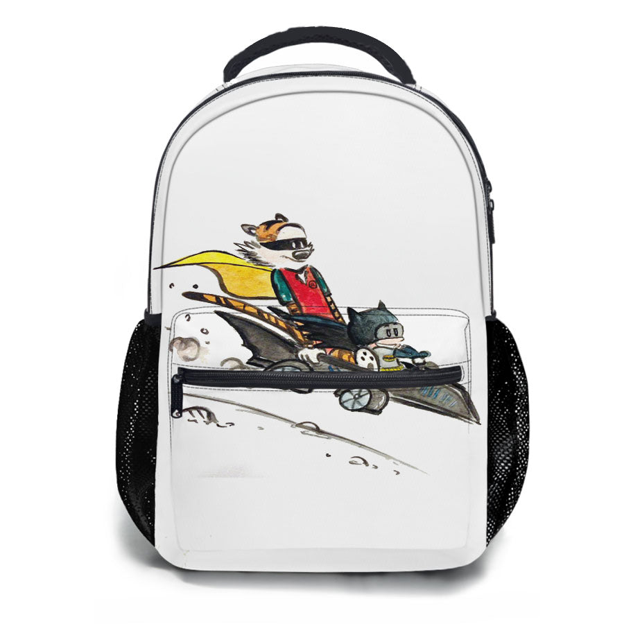 Calvin Batman And Hobbes Robin School Backpacks