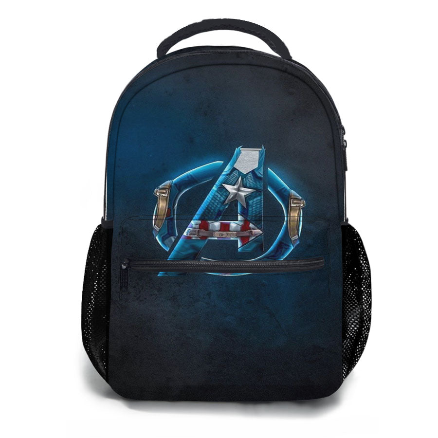 Captain America Avengers Emblem School Backpacks