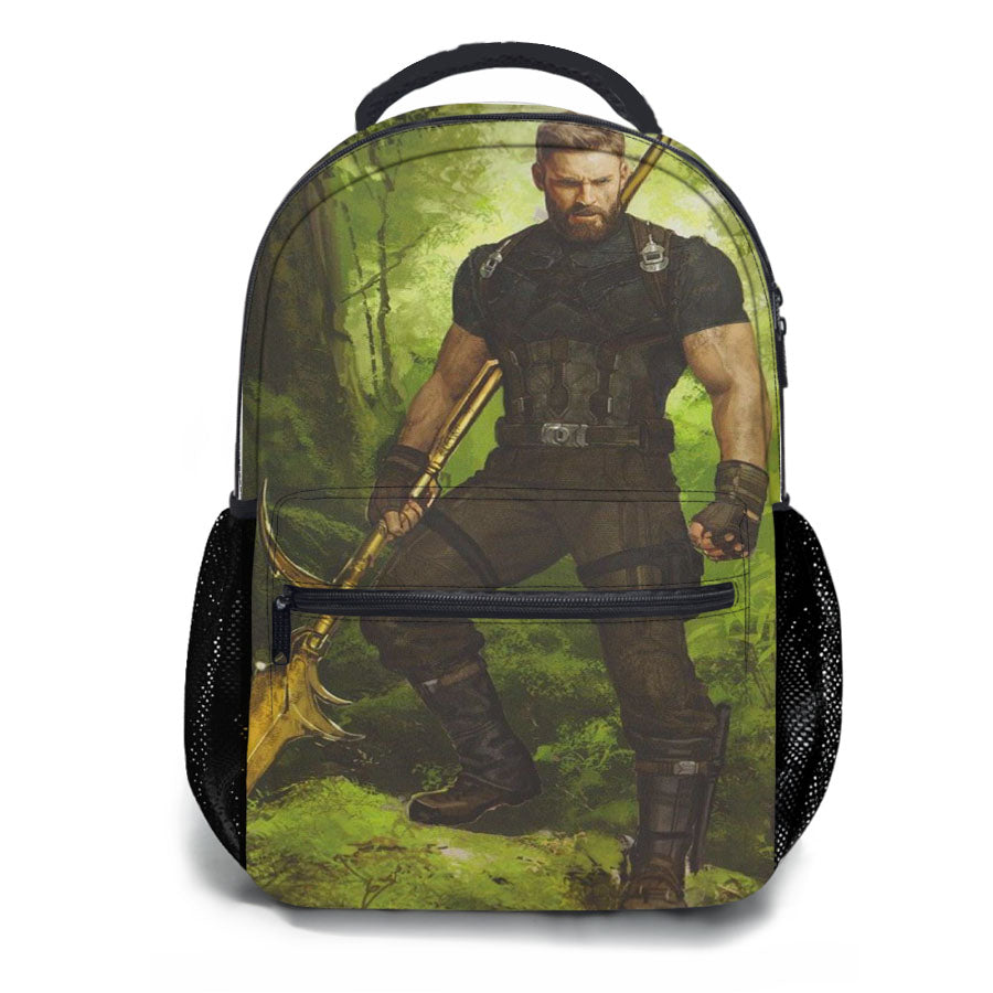 Captain America Best Art Work School Backpacks