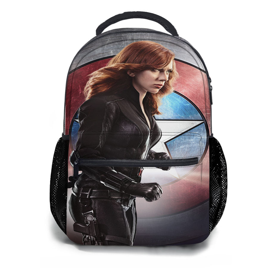 Captain America Black Widow School Backpacks