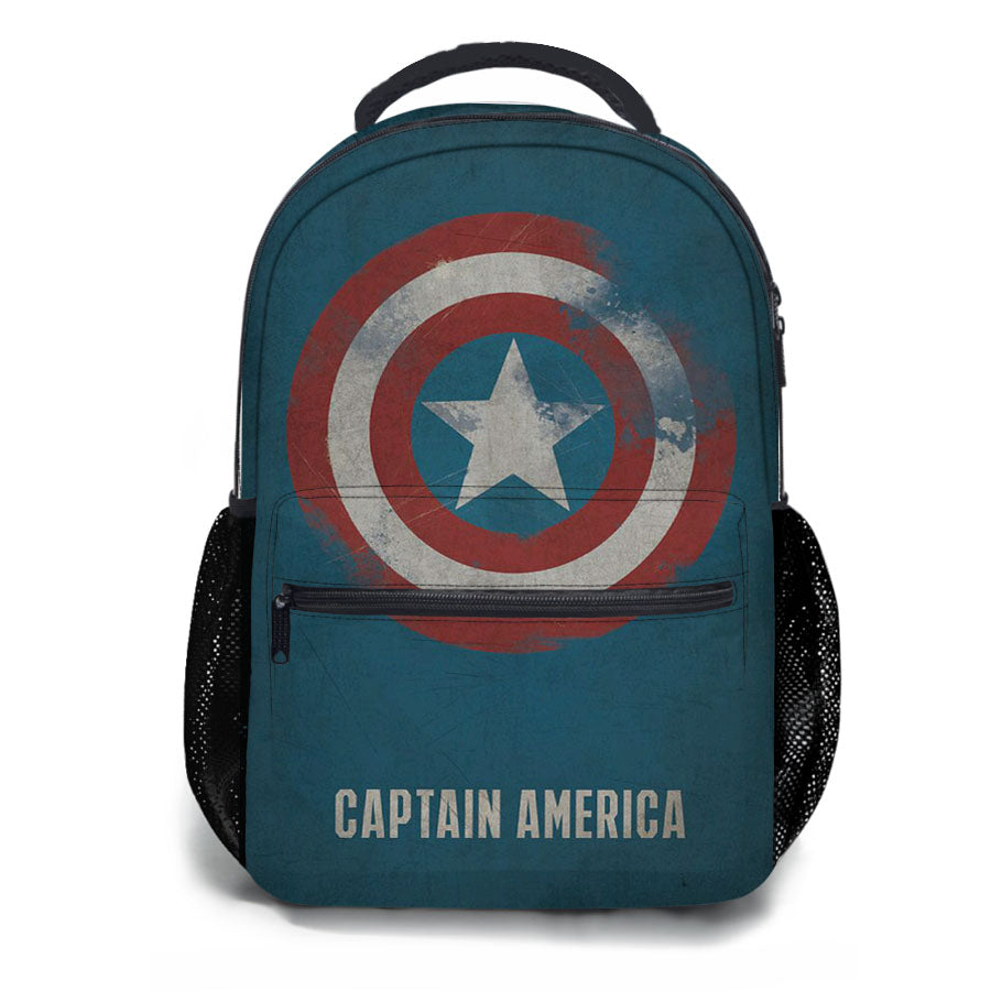 Captain America Blue School Backpacks