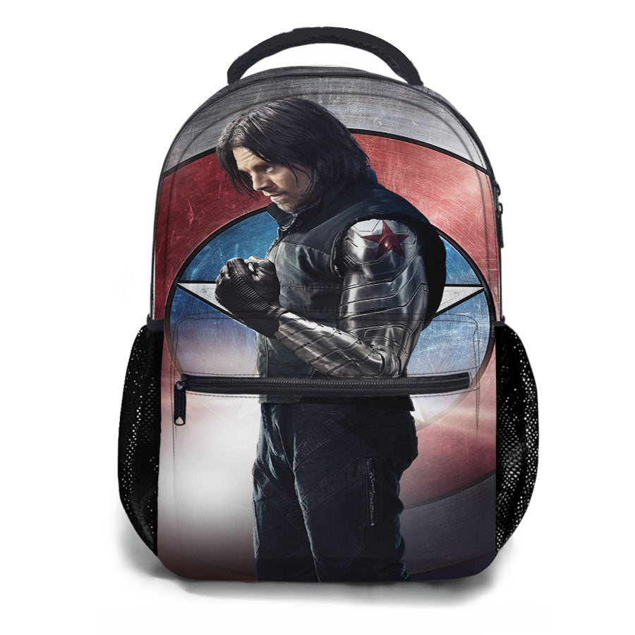 Captain America Bucky School Backpacks