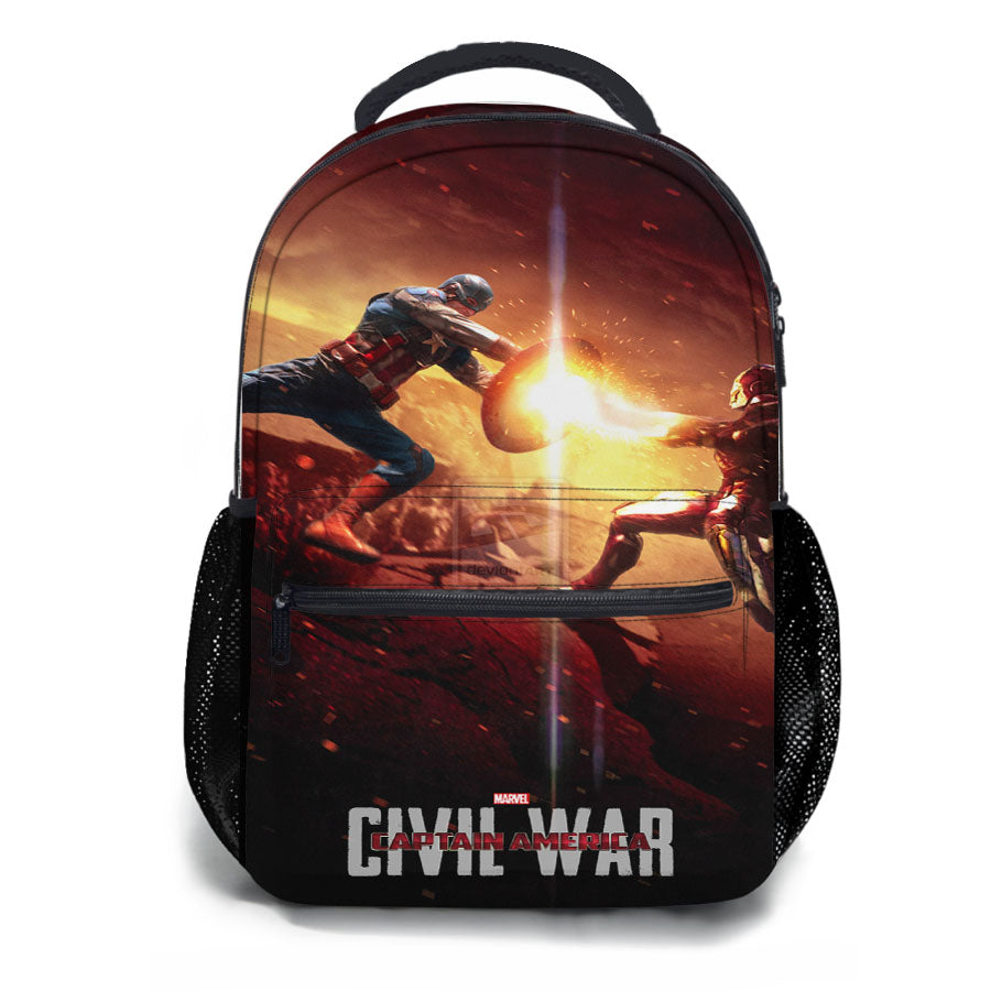 Captain America Civil War School Backpacks