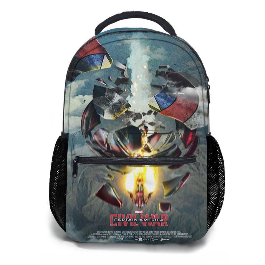 Captain America Civil War Marvel School Backpacks