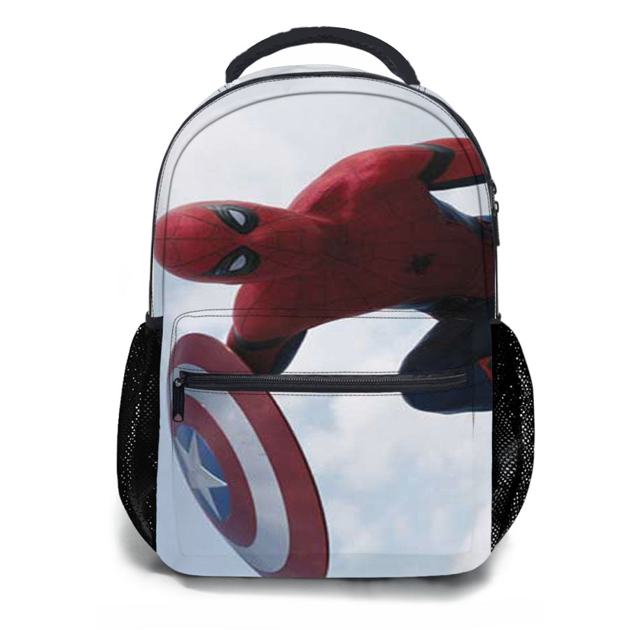 Captain America Civil War Spiderman School Backpacks