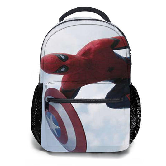 Captain America Civil War Spiderman School Backpacks