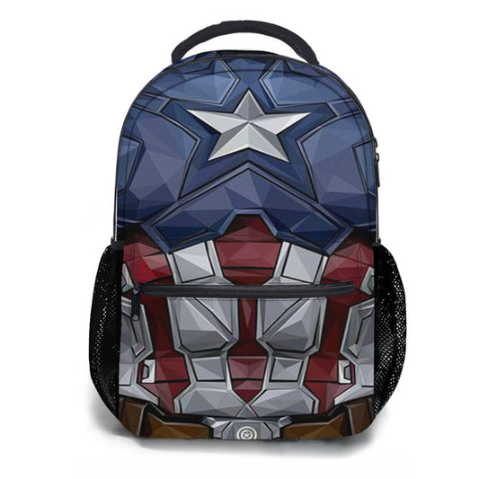 Captain America Comic Costume School Backpacks