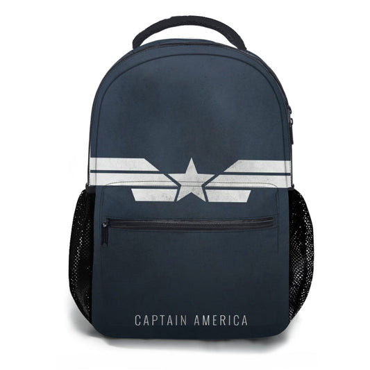 Captain America Logo Strenght School Backpacks