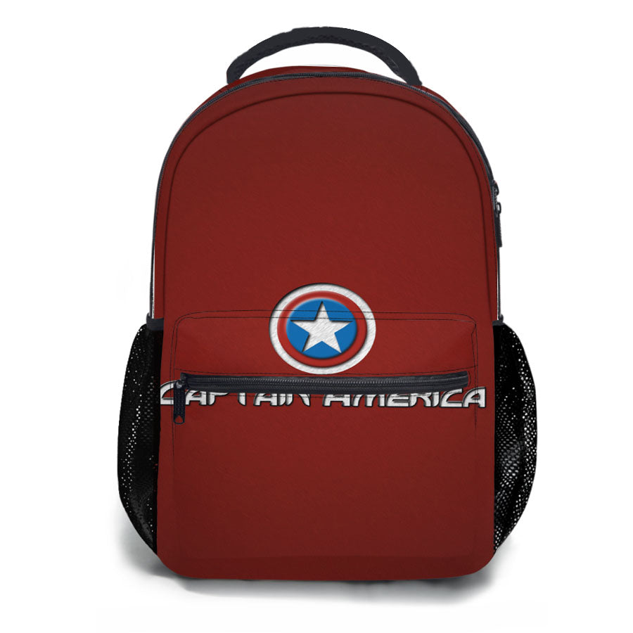 Captain America Marvel Hero Avenger School Backpacks