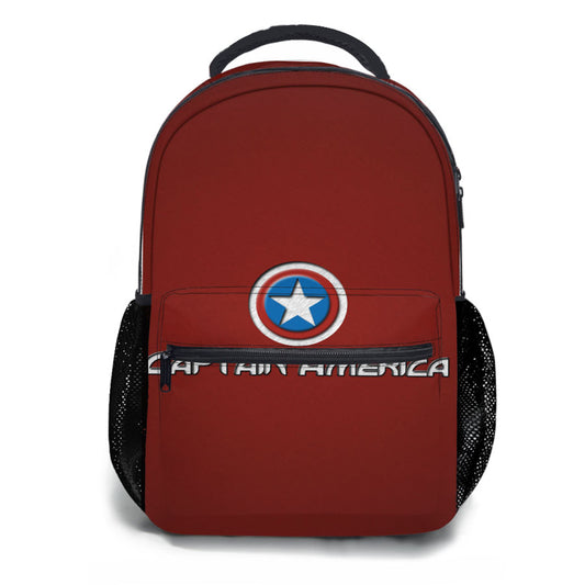 Captain America Marvel Hero Avenger School Backpacks