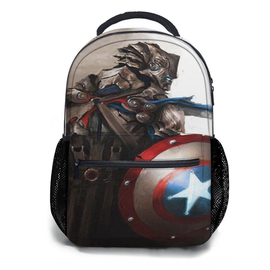 Captain America Medieval School Backpacks