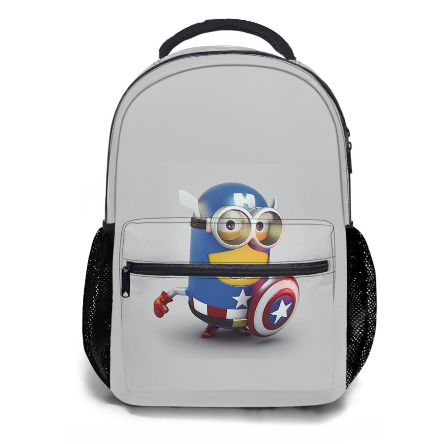 Captain America Minion School Backpacks