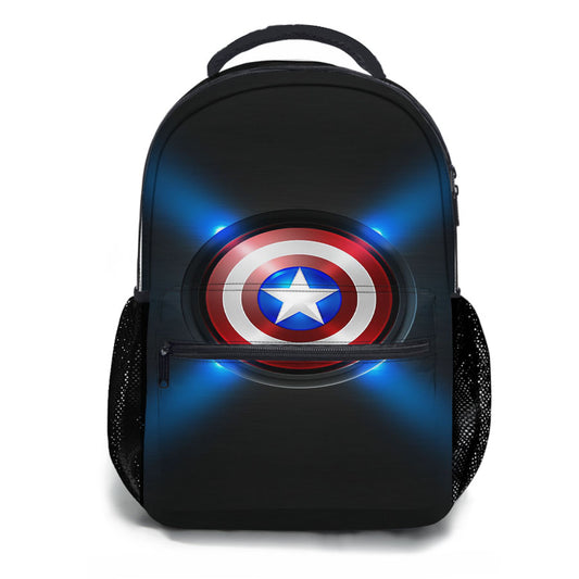 Captain America Shield Wallpaper School Backpacks