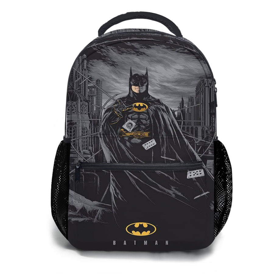 Dark Knight Batman Illustration School Backpacks
