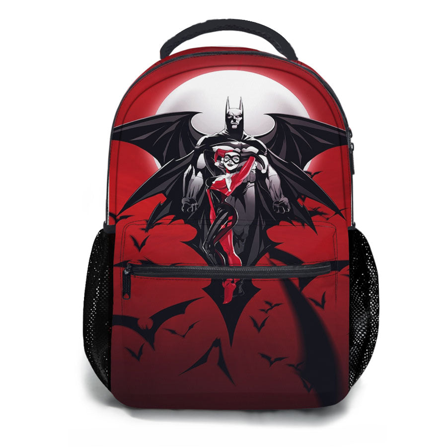 Harley Quinn And Batman School Backpacks