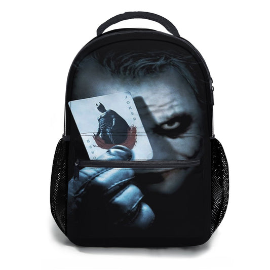 Joker With Playing Card Batman School Backpacks