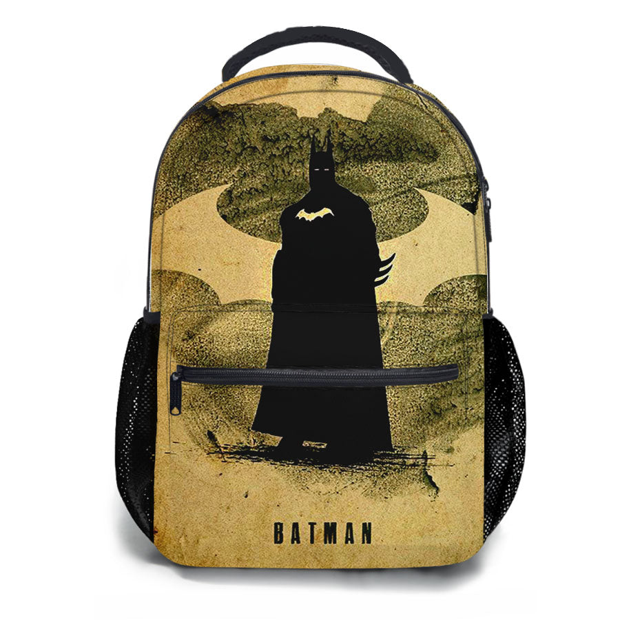 Justice League Silhouette Posters Batman School Backpacks