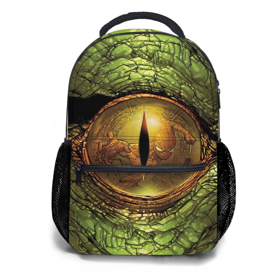 Lizard Eyes Spiderman Comic School Backpacks
