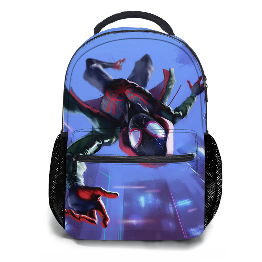 Miles Morales In Spider Man Into The Spider Verse School Backpacks