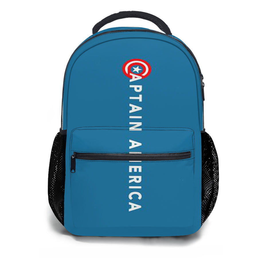 Name Captain America School Backpacks