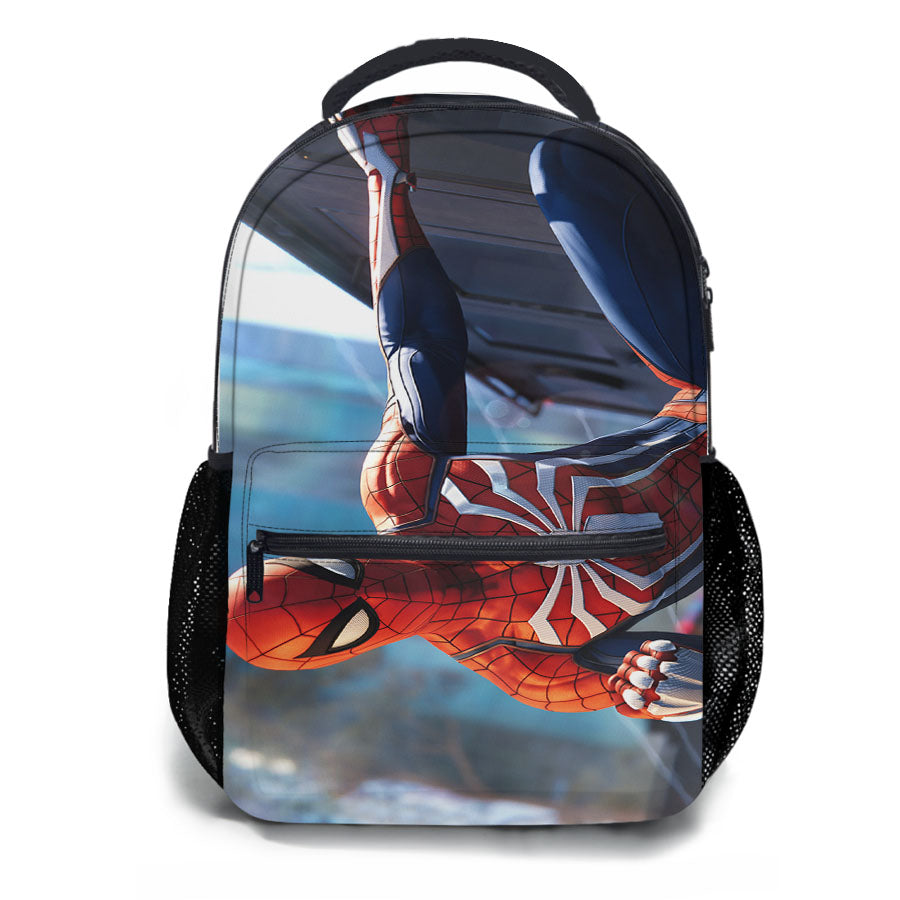 Playstation 4 Spiderman Character School Backpacks