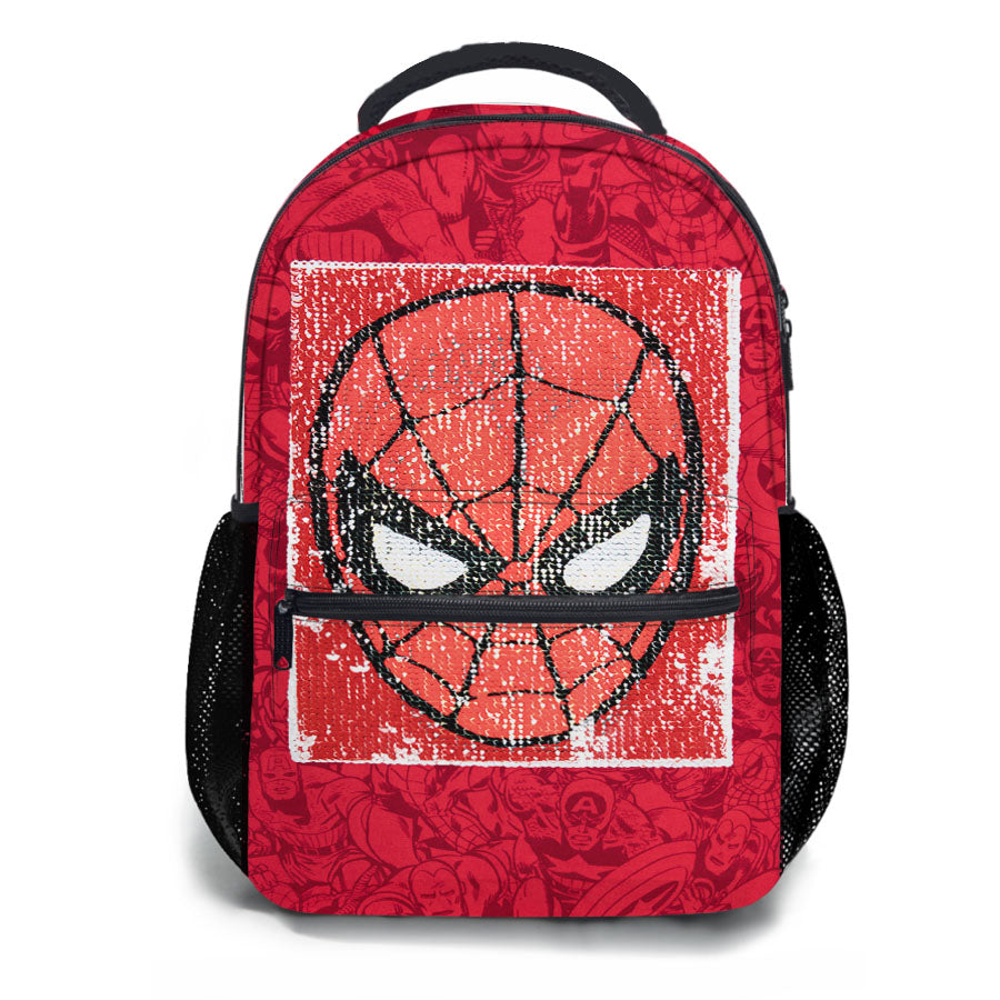 Red Spiderman Marvel Superheroes Doodles 2 School Backpacks