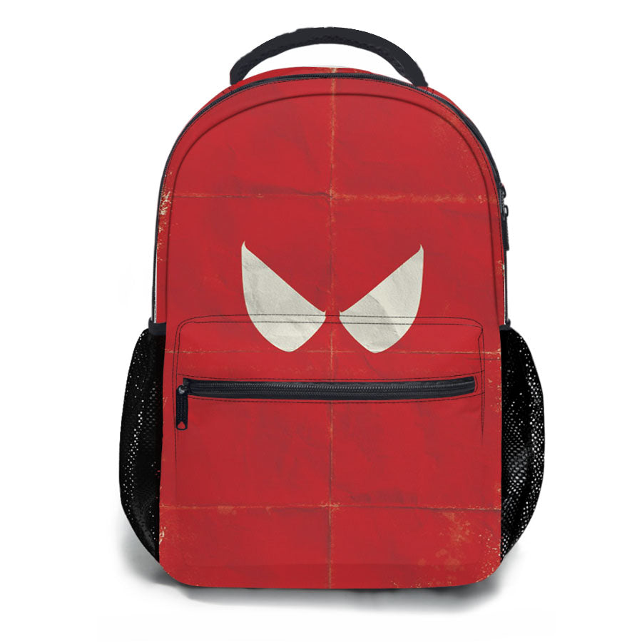 Red Spiderman Minimalist Paper School Backpacks
