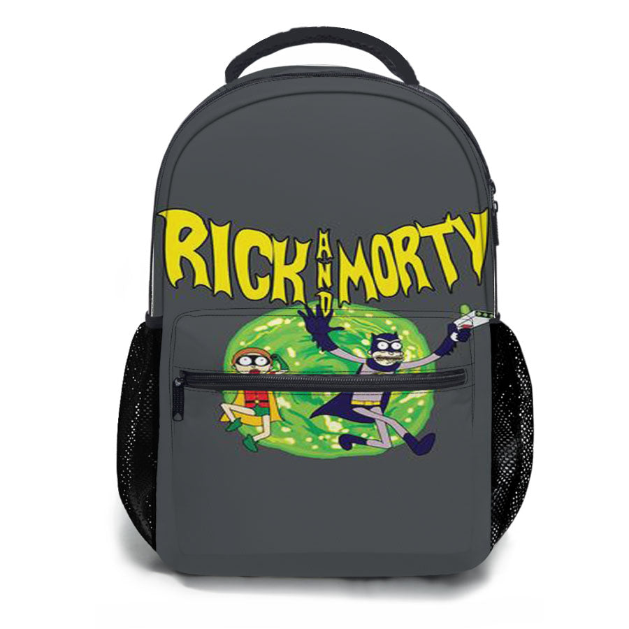 Rick And Morty Batman School Backpacks