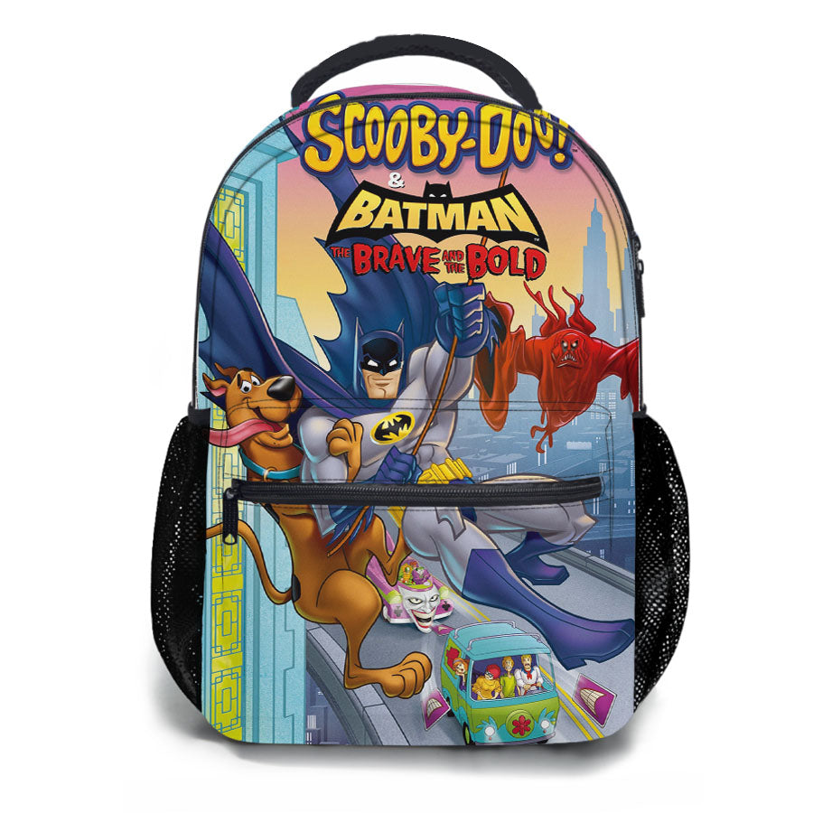 Scooby Doo Batman The Brave And The Bold School Backpacks