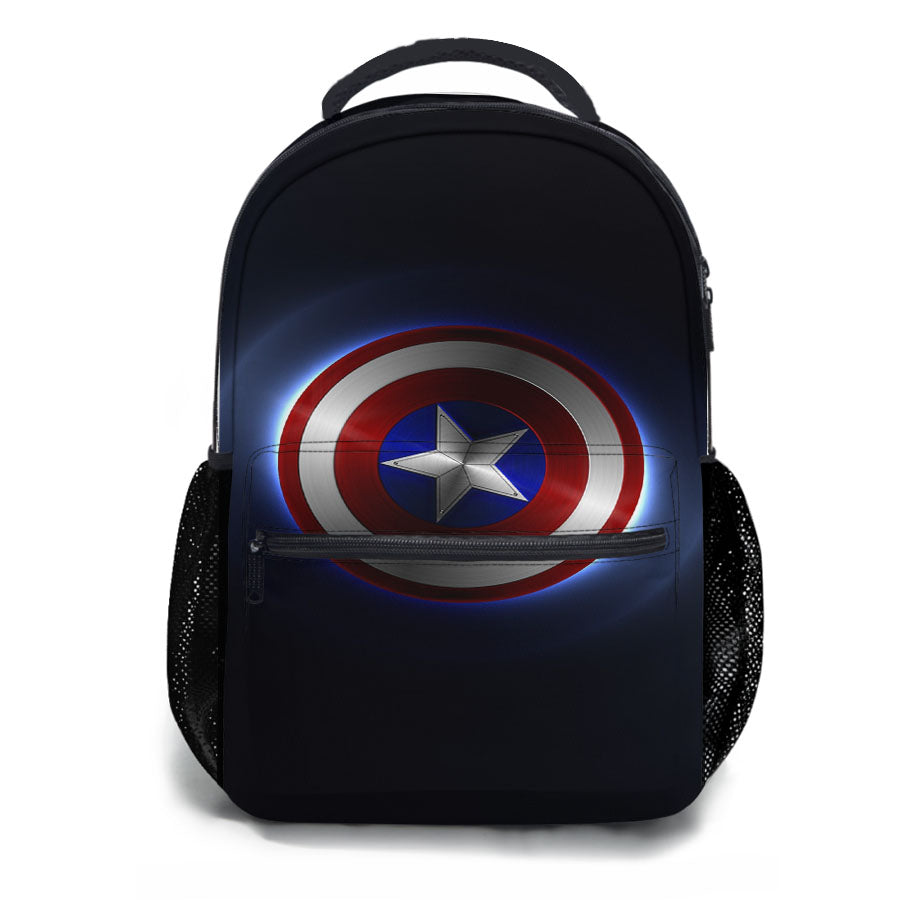 Shield Captain America School Backpacks