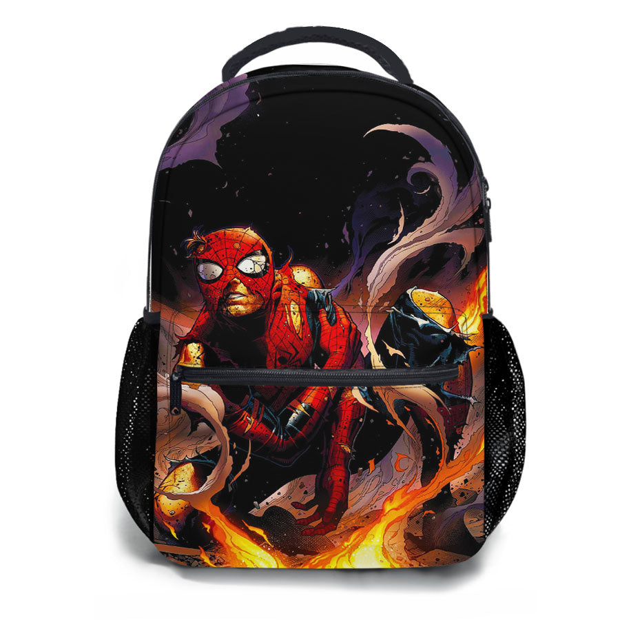 Spider Man Battle Damaged School Backpacks
