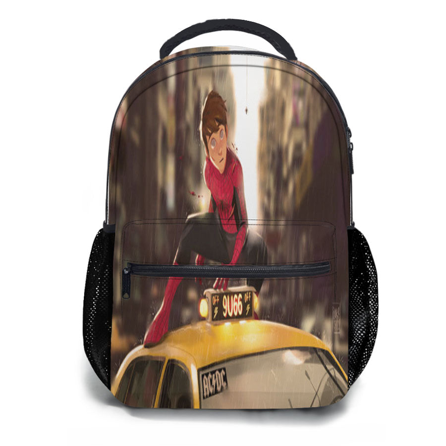 Spider Man Into The Spider Verse Acdc School Backpacks