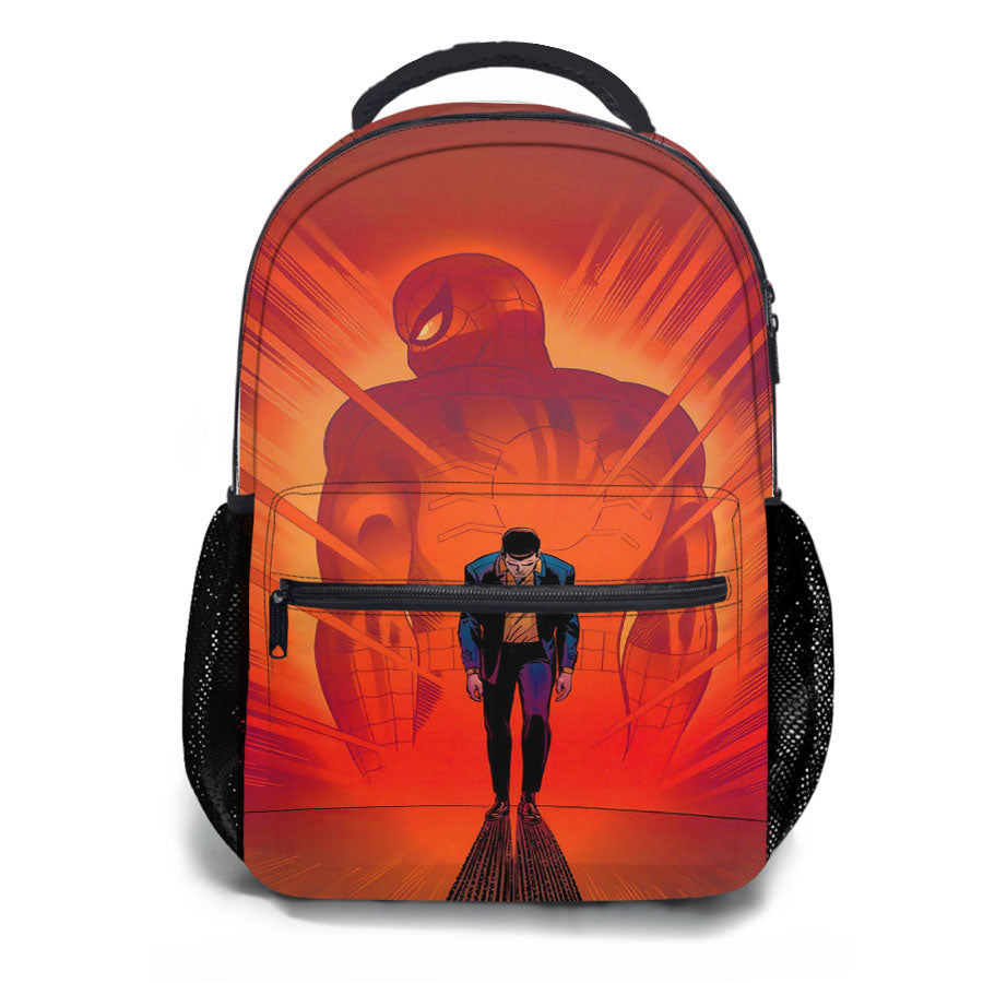 Spider Man Peter Parker Comic School Backpacks