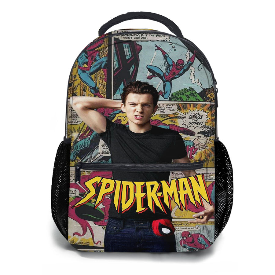 Spiderman Comic X Tom Holland School Backpacks