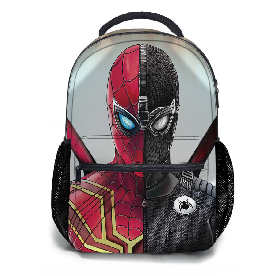 Spiderman Far From Home Iron Spider Night Monkey Stealth Suit School Backpacks