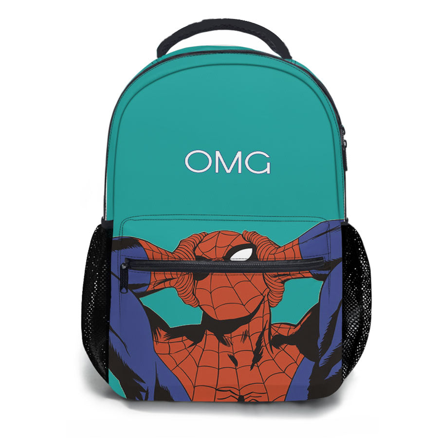 Spiderman Illustrations School Backpacks