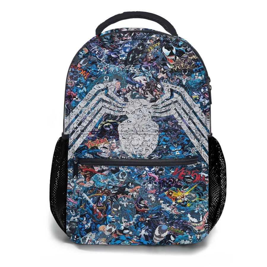 Spiderman Venom Photo Collage School Backpacks
